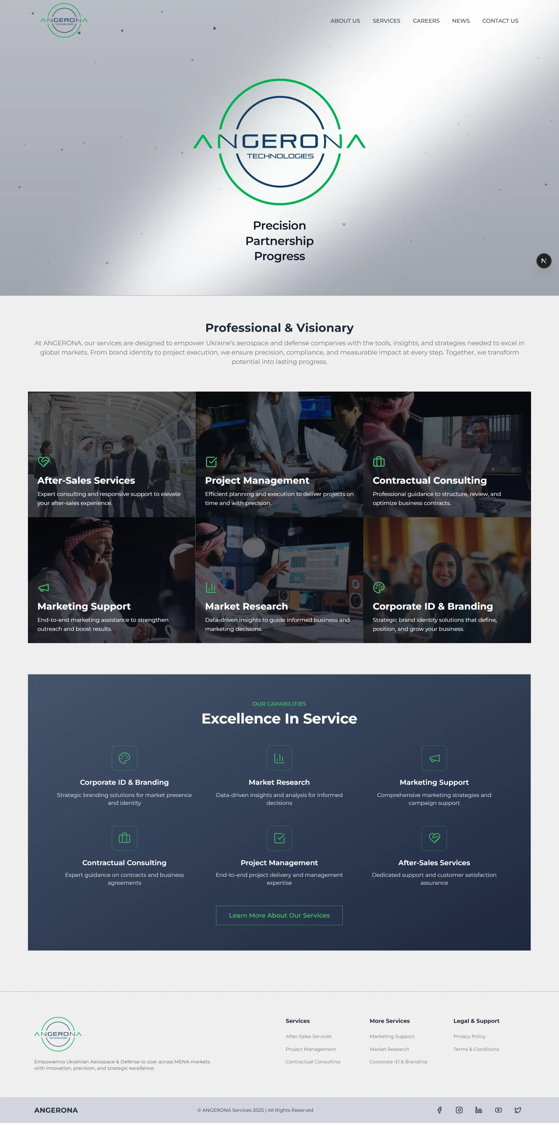 Agerona Website screenshot 1