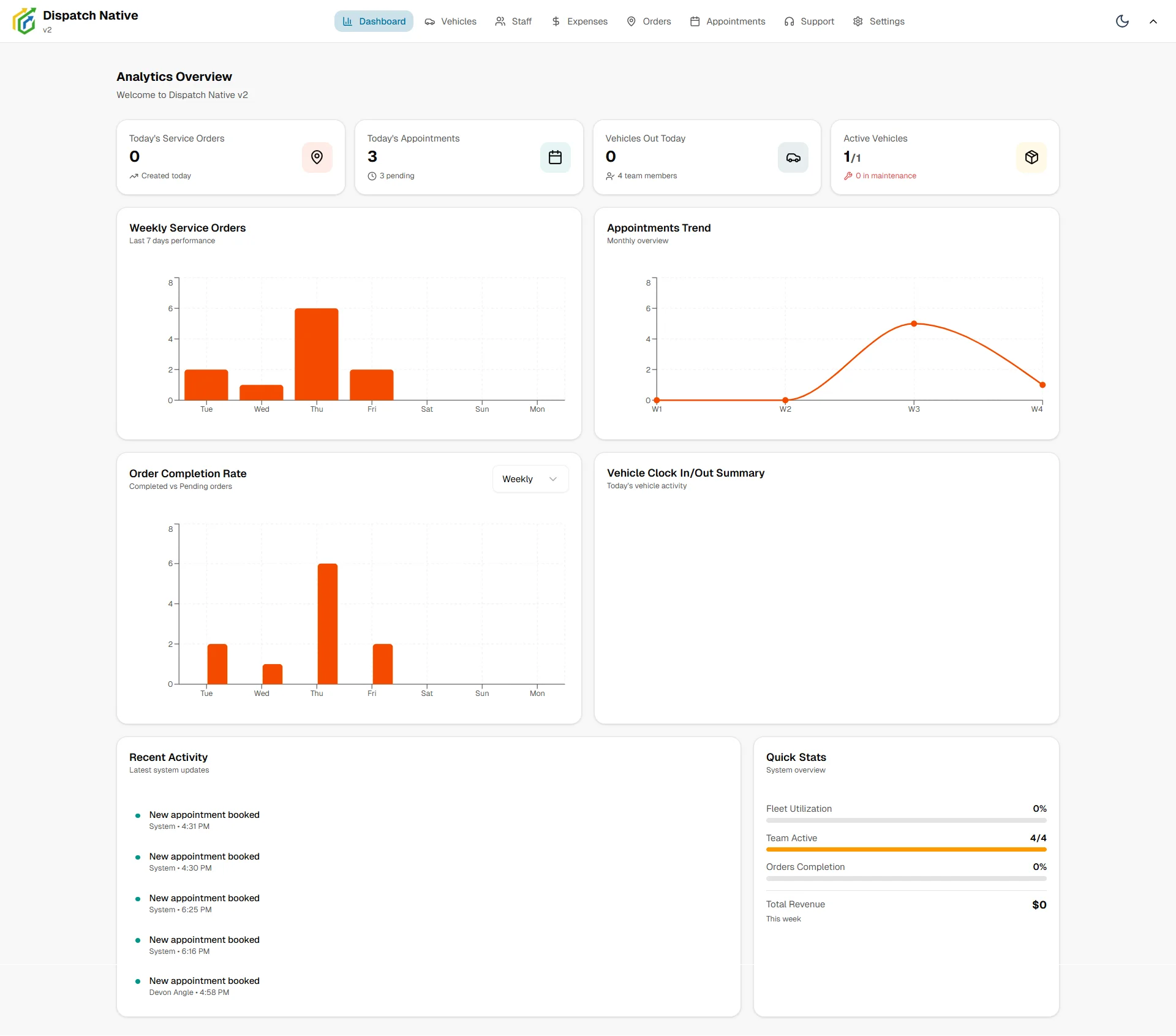 Dispatch Native screenshot 1