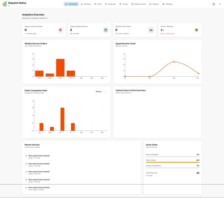 Dispatch Native screenshot 1