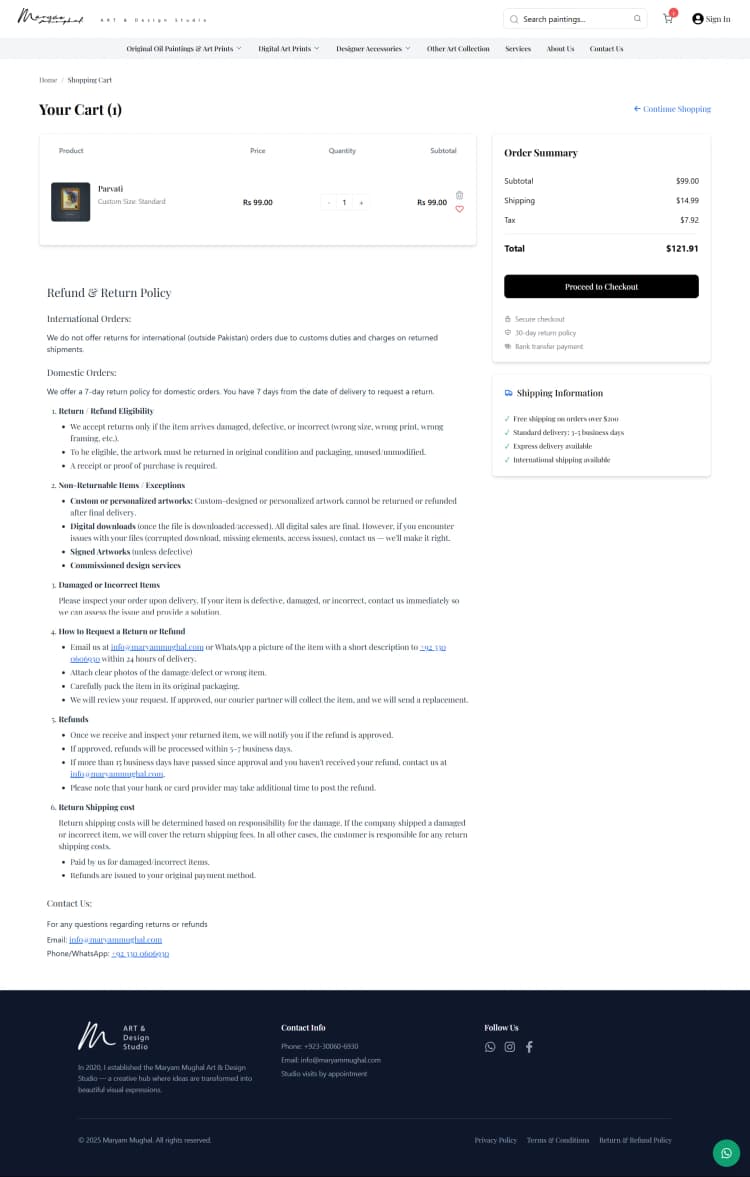 Maryam Arts & Studio screenshot 4