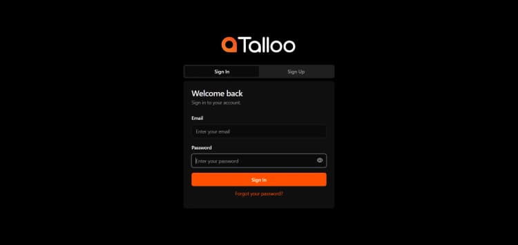 Talloo screenshot 1