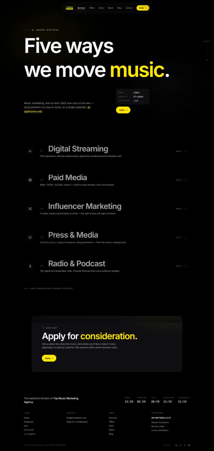 Top Music Marketing Agency screenshot 2